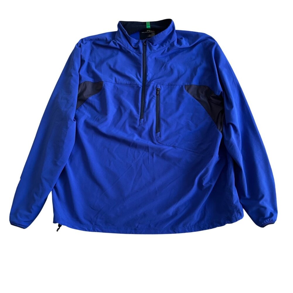 RLX Ralph Lauren Mens XL Pullover Windbreaker Jacket Water Repellent Activewear